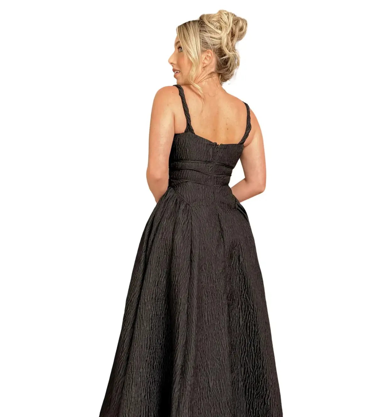 Rachel Gilbert Sophy Strap Dress in Black Size 4 / AU 14 photo 3
