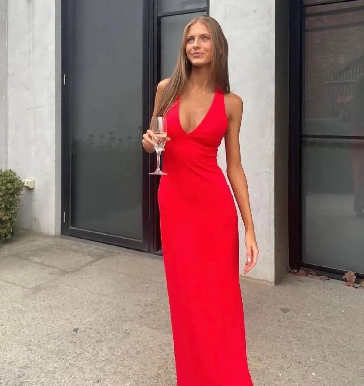 Effie Kats Eiza Gown Red Size S / AU 8 photo 6