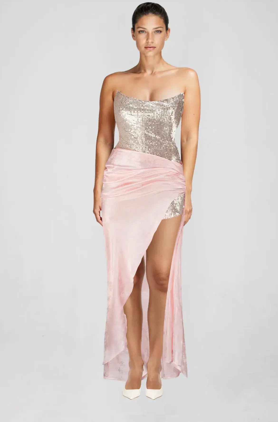 Atoir Clara Maxi Gown in Vintage Pink Size AU 12 photo 3