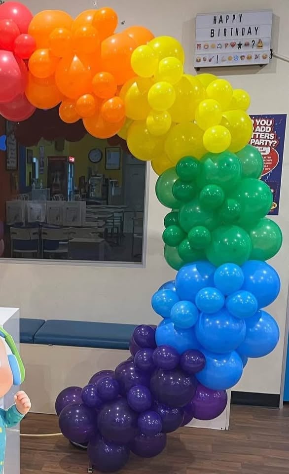 Hire - 2.5M balloon garland from 125 with stand. Self pick up from clayton. photo 3