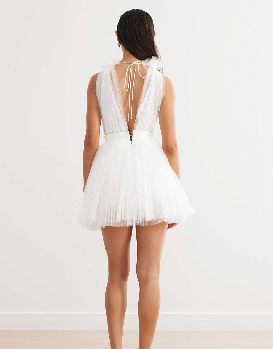 Lexi Charlize Dress, White photo 3