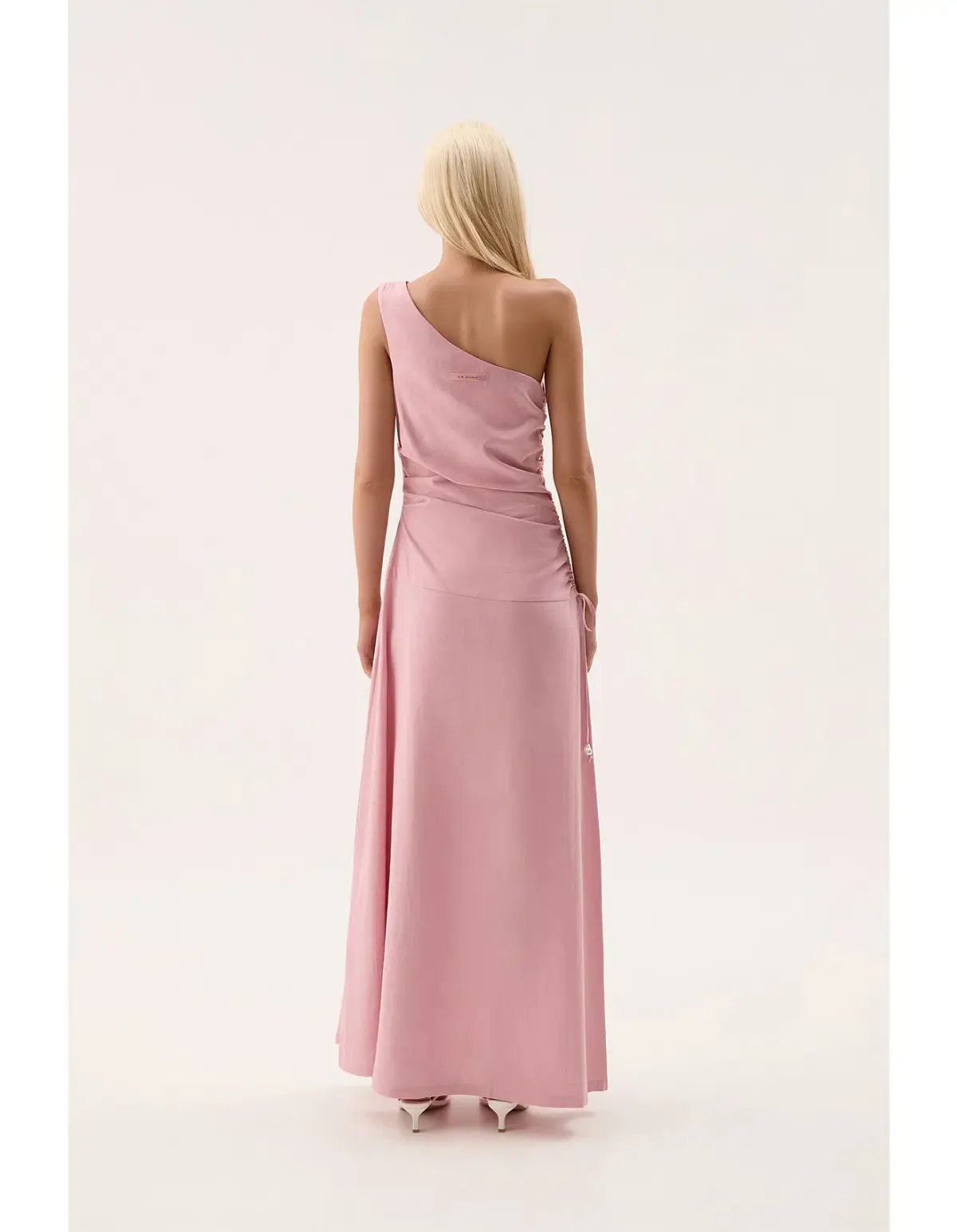 Aje Daze One Shoulder Maxi Dress in Dusty Pink Size 6 photo 3