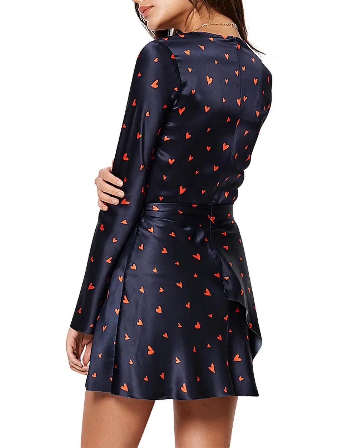 Bec & Bridge Love Spell Mini Dress Navy Red Size 10 photo 5