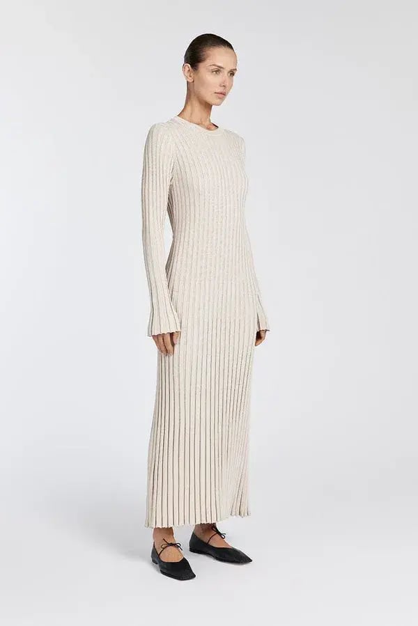 Ada Srone Long Sleeve Midi Dress Size 10 photo 3