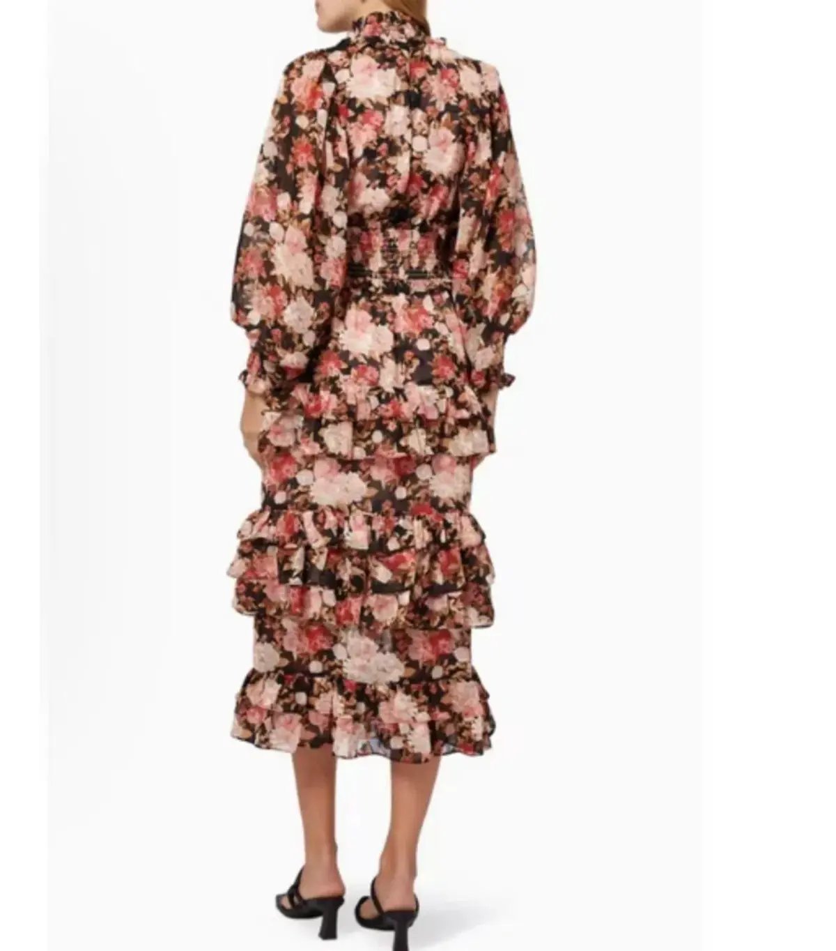 Elliatt Sonvia Astrid Afterglow Midi Dress Floral Size S / AU 8 photo 4