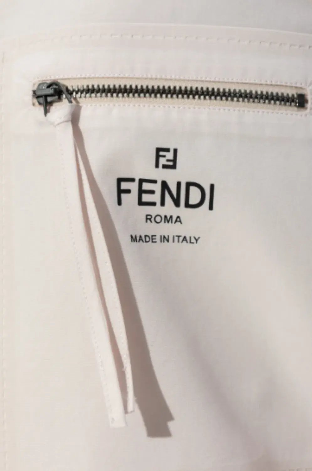 Fendi Oversized Shirt Dress Size 10 photo 2