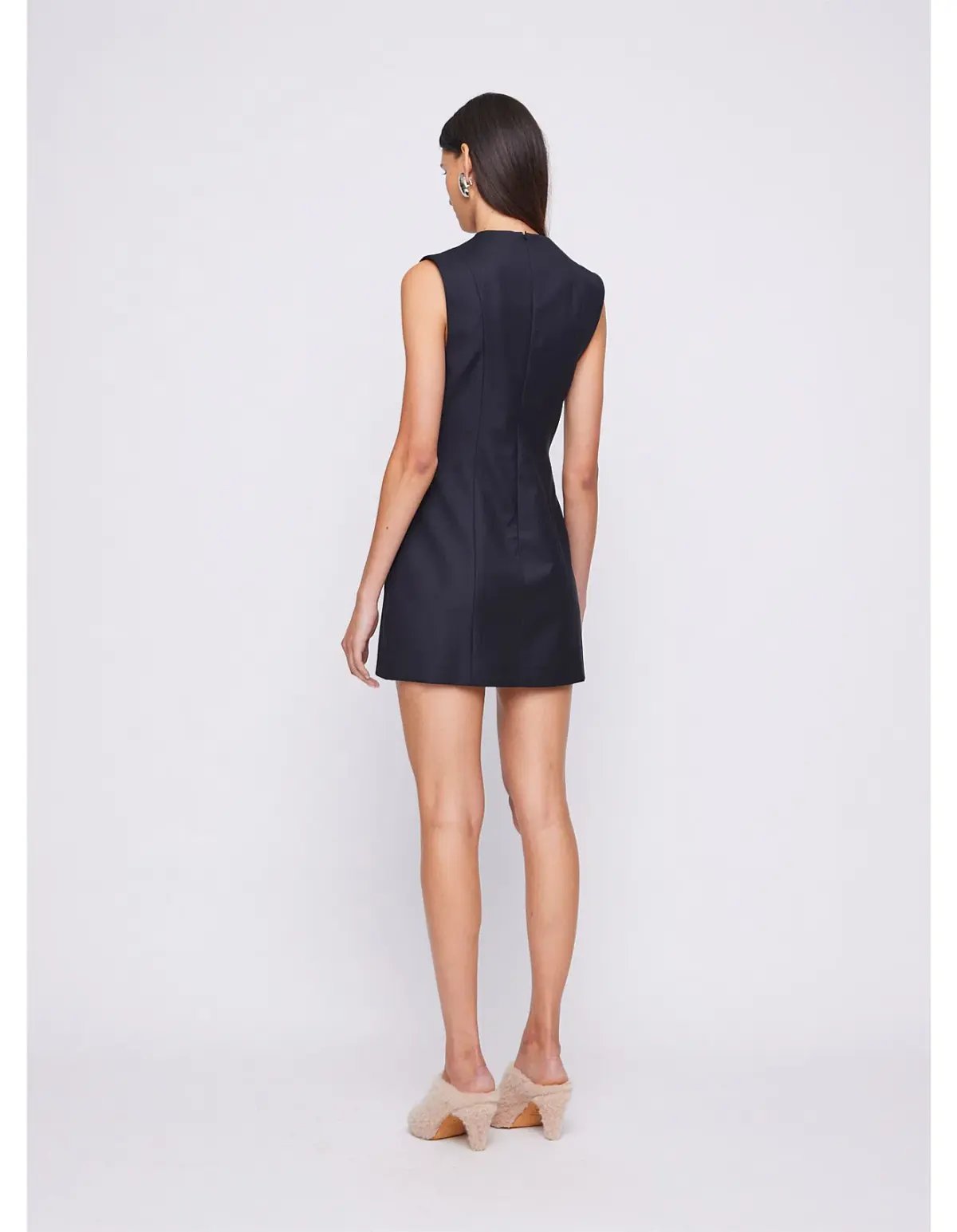 Anna Quan Hanna Mini Dress Black Size 10 photo 4