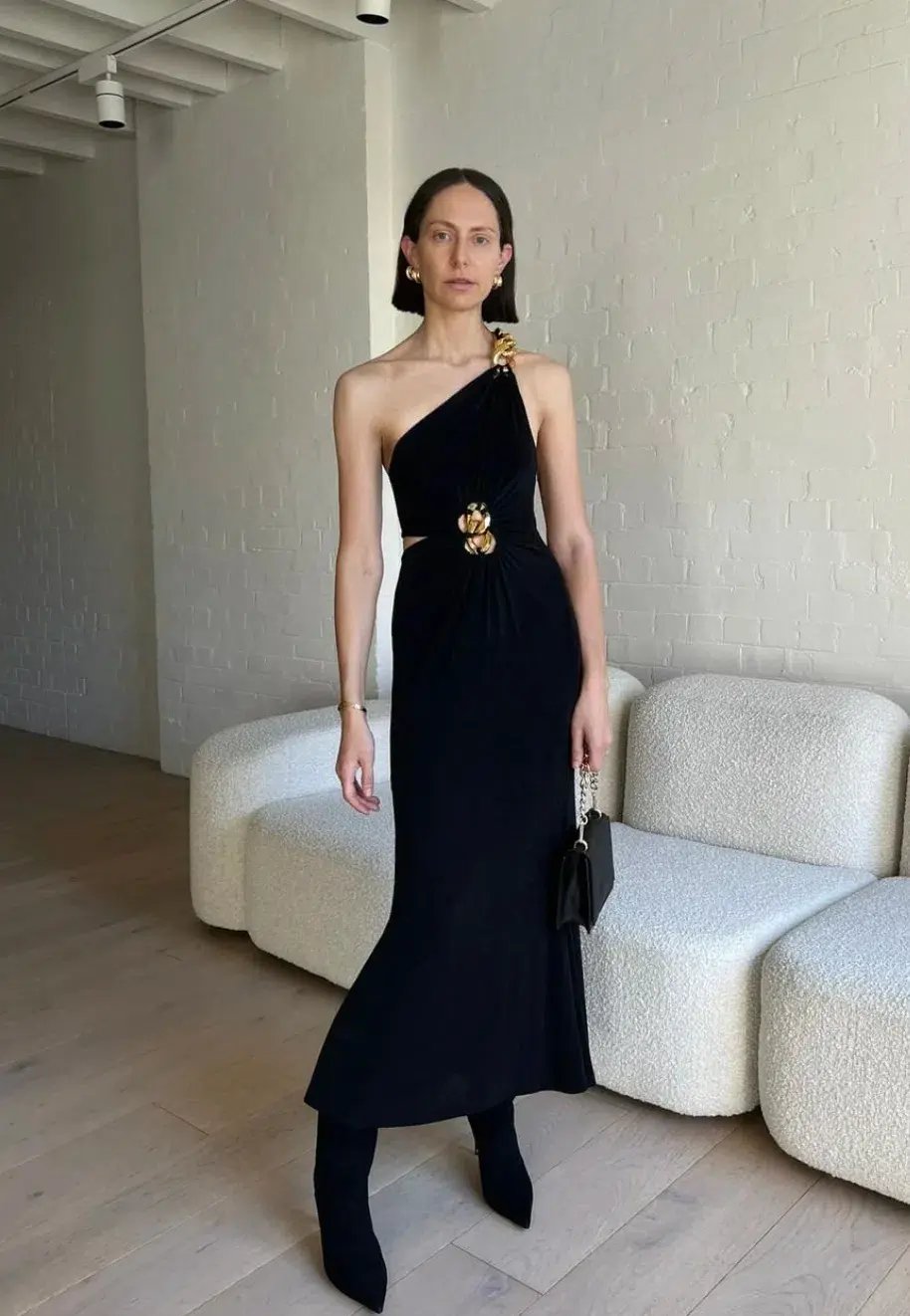 Sheike Hannah Dress Black Size 12 photo 2