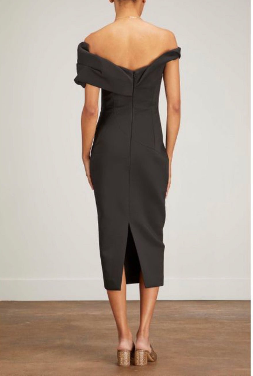 Rachel Gilbert Matteo Dress In Black photo 3