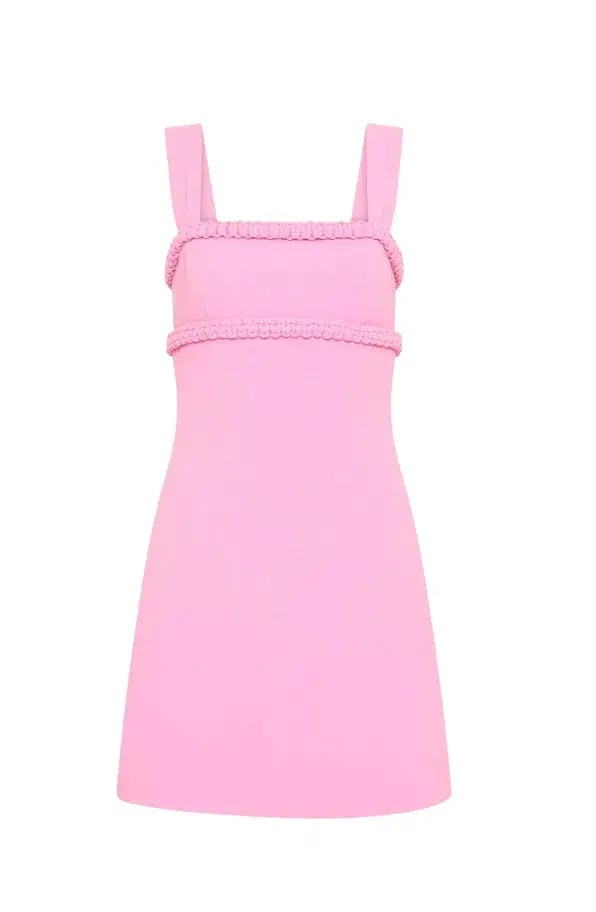 Rebecca Vallance Rochelle Mini Dress Pink Size AU 8 photo 5