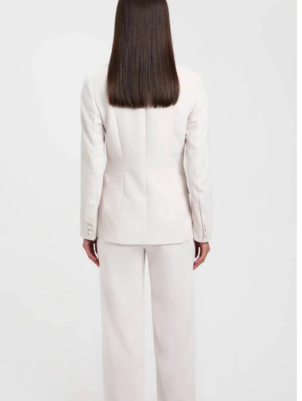 Kookai Ariel Tuxedo Blazer White Sand Size 36 / AU 8 photo 3