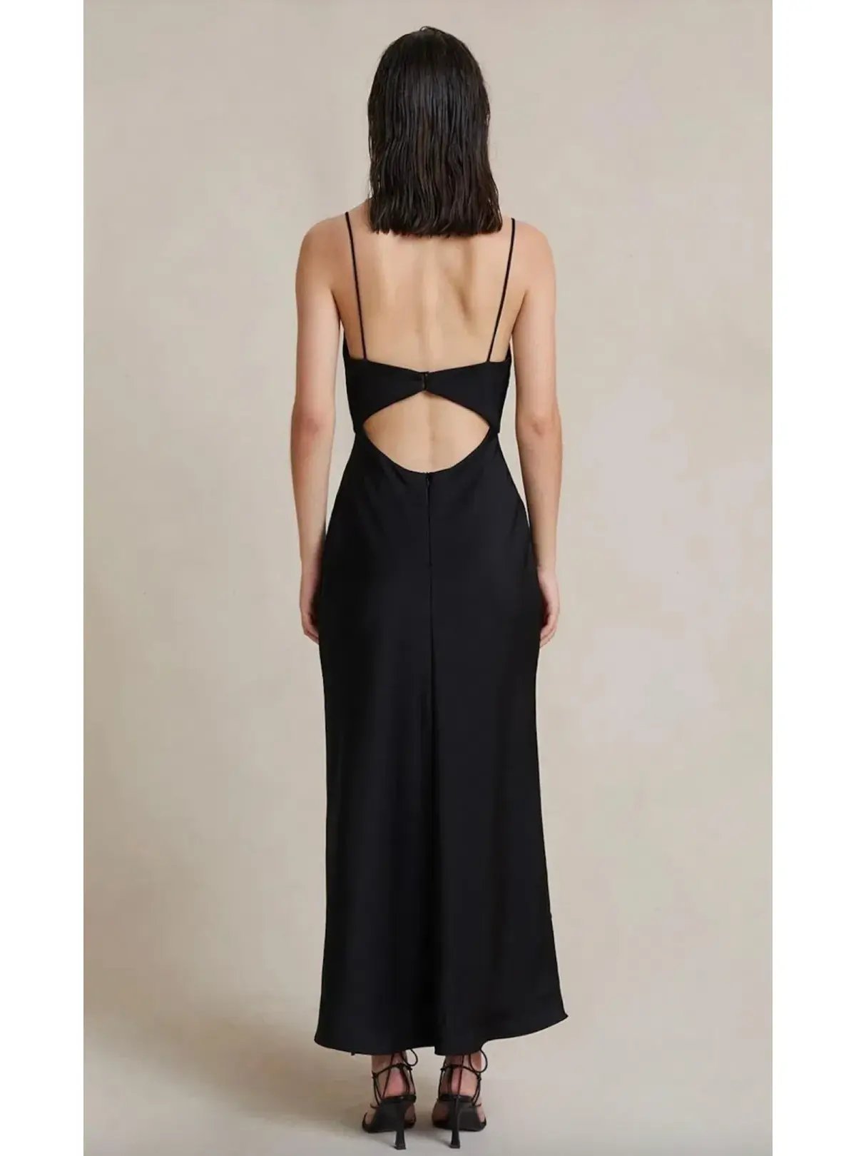 Bec & Bridge Valerie Midi Dress Black Size AU 6 photo 3