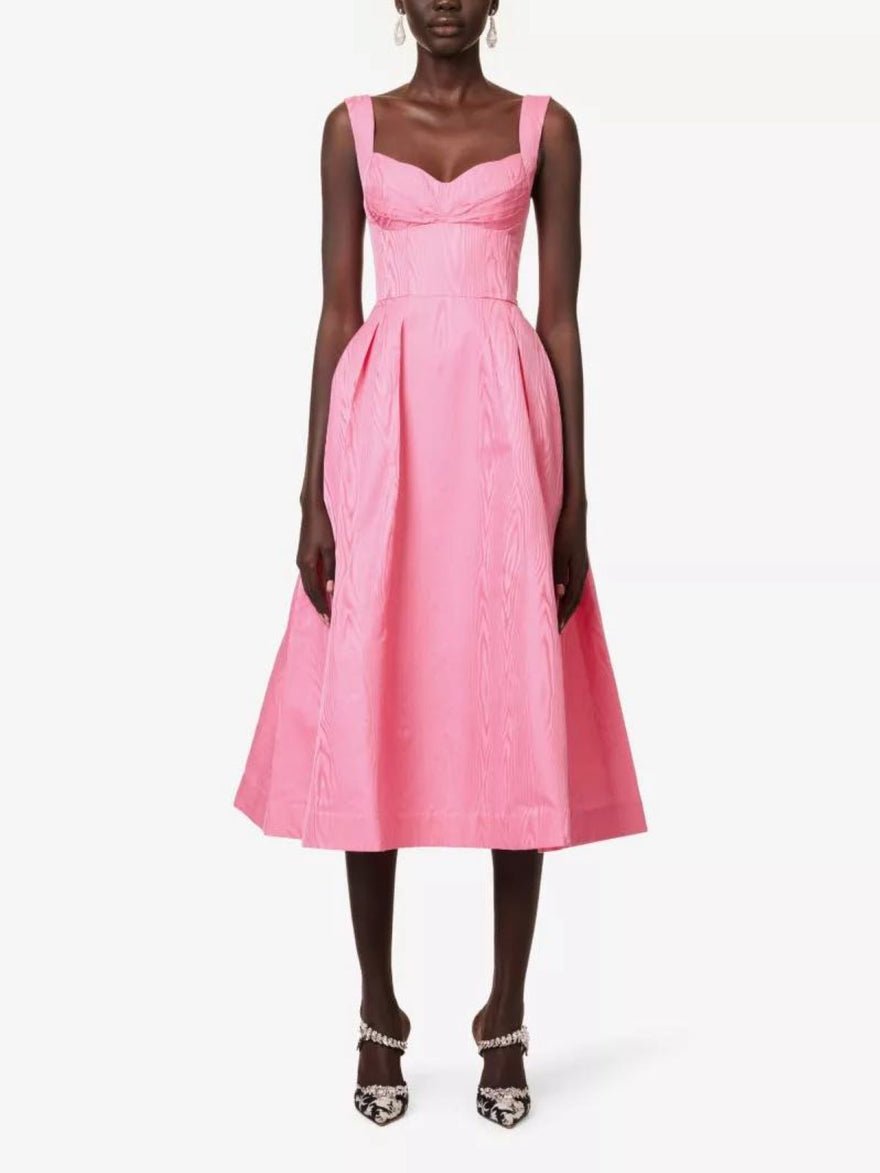 Rebecca Vallance Carmelita Midi Dress Pink photo 3