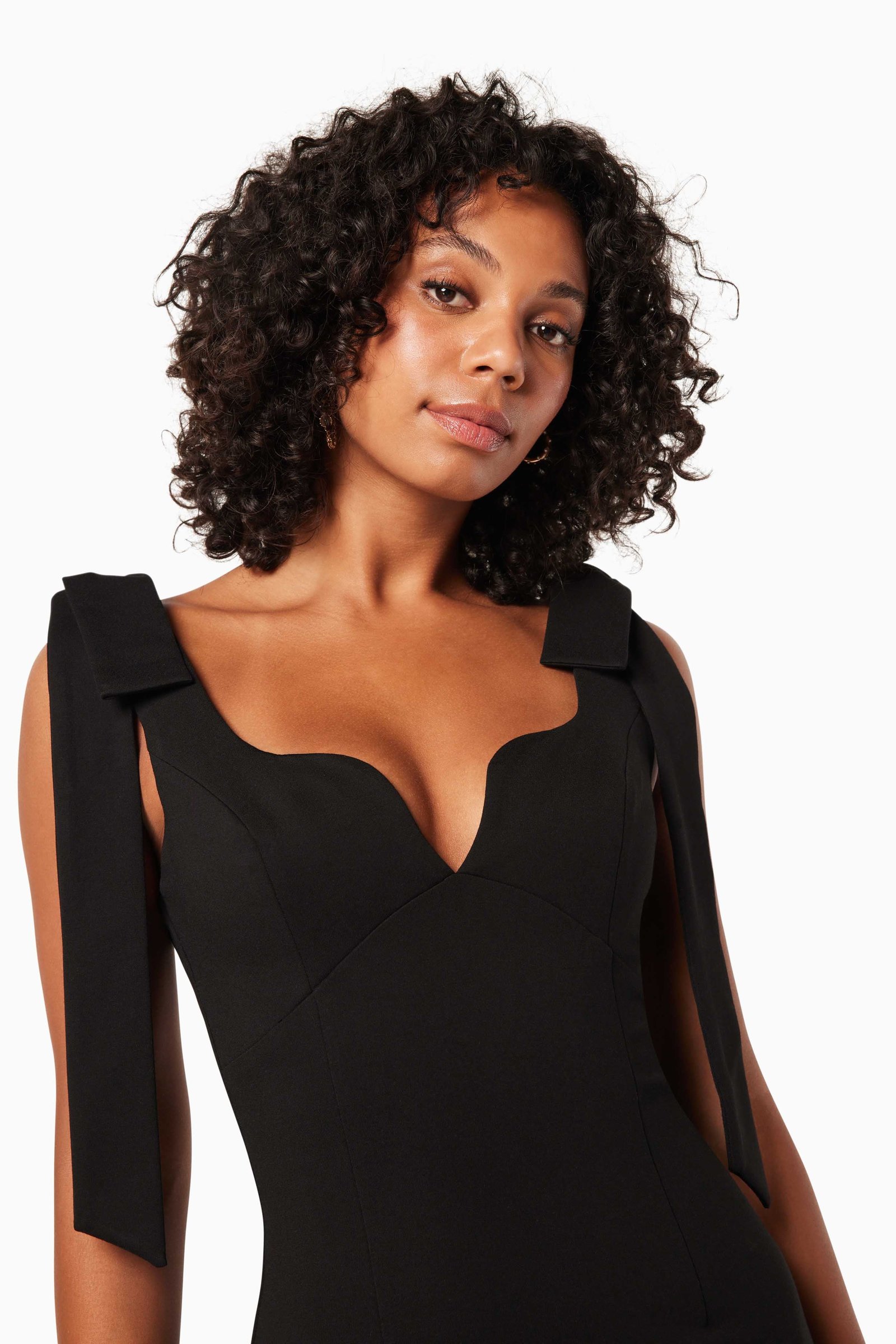 ELLIATT INFLUENTIAL DRESS - BLACK photo 6