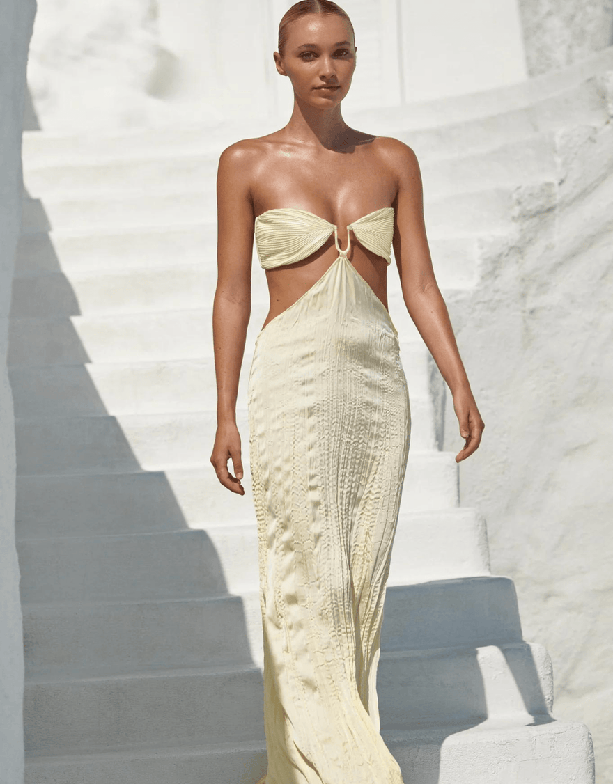 Baobab Voila Dress - Butter photo 2
