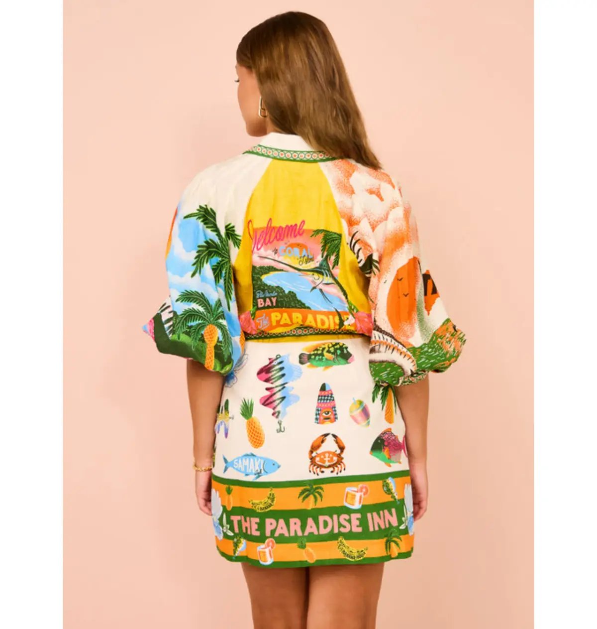 Alemais Paradiso Mini Dress Multi Size AU 14 photo 3