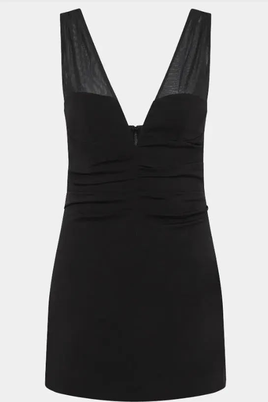 Sir the Label  Florent Mini Dress in Black Size 1 /Au 8 photo 4