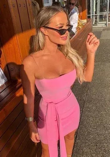 Bec & Bridge Alexandra Mini Dress Pink Size 8 / S photo 3