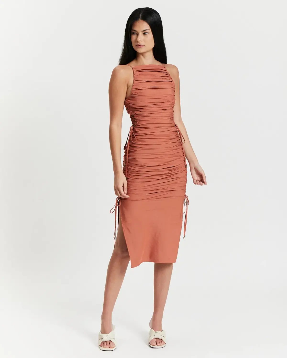Rachel Gilbert Bailey Dress Blush Size 8 photo 2