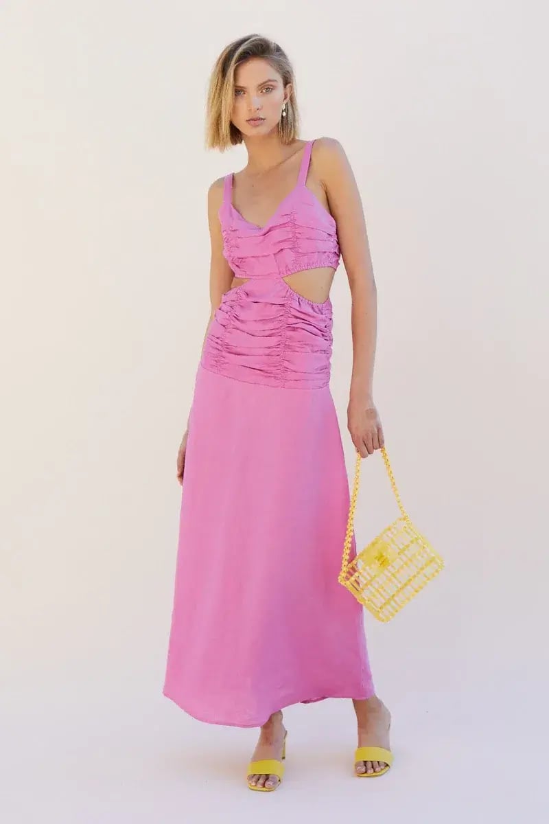 Suboo Aster Maxi Dress Pink Size 8 photo 3