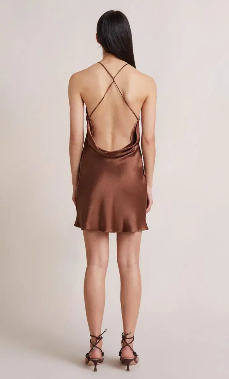 BEC & BRIDGE CHOCOLATE ANNIKA MINI DRESS - SIZE 8 AU/4 US (RRP $200) photo 3