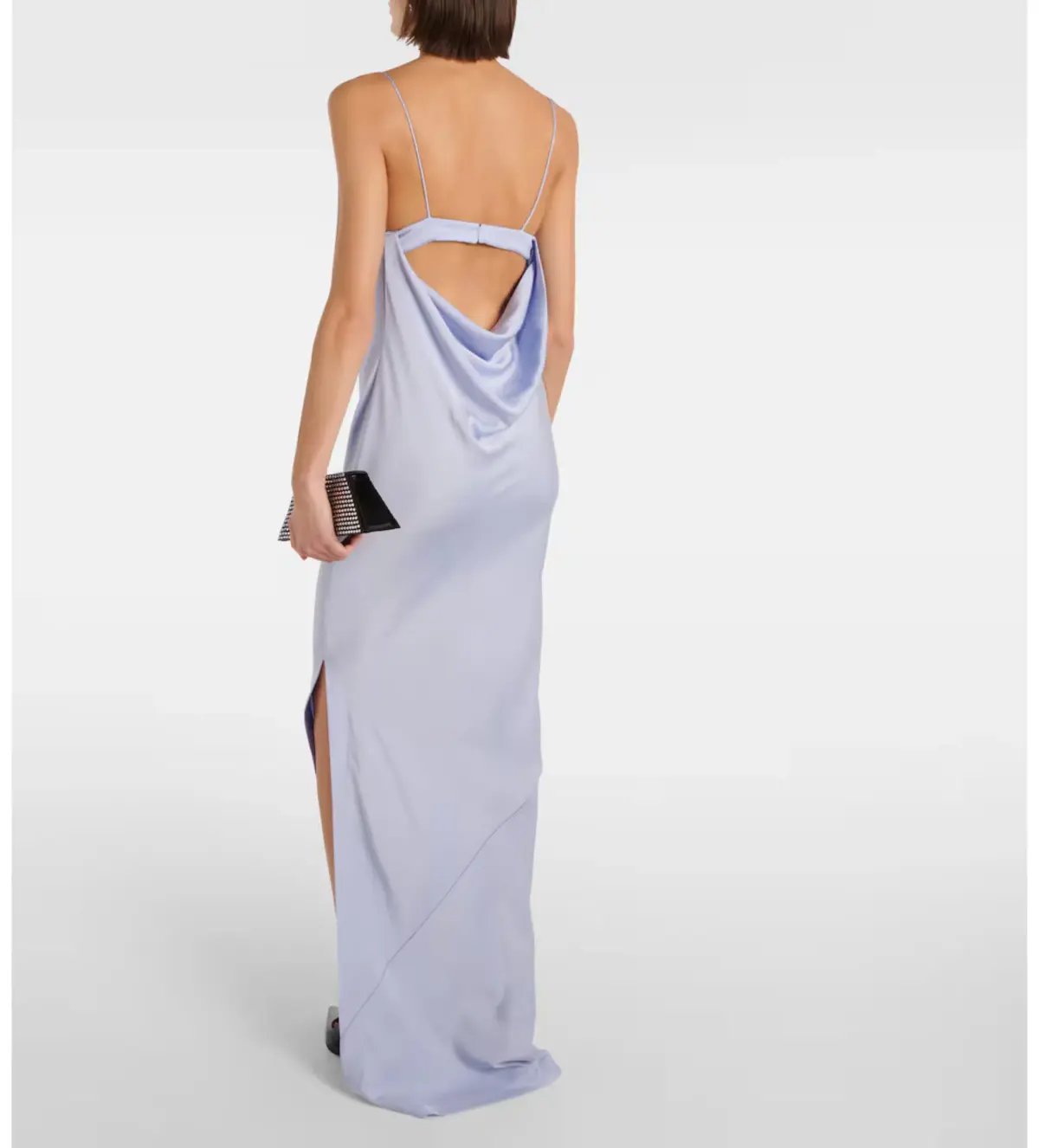 Alex Perry Cutout Draped Satin Crêpe Gown Size AU 10 photo 2