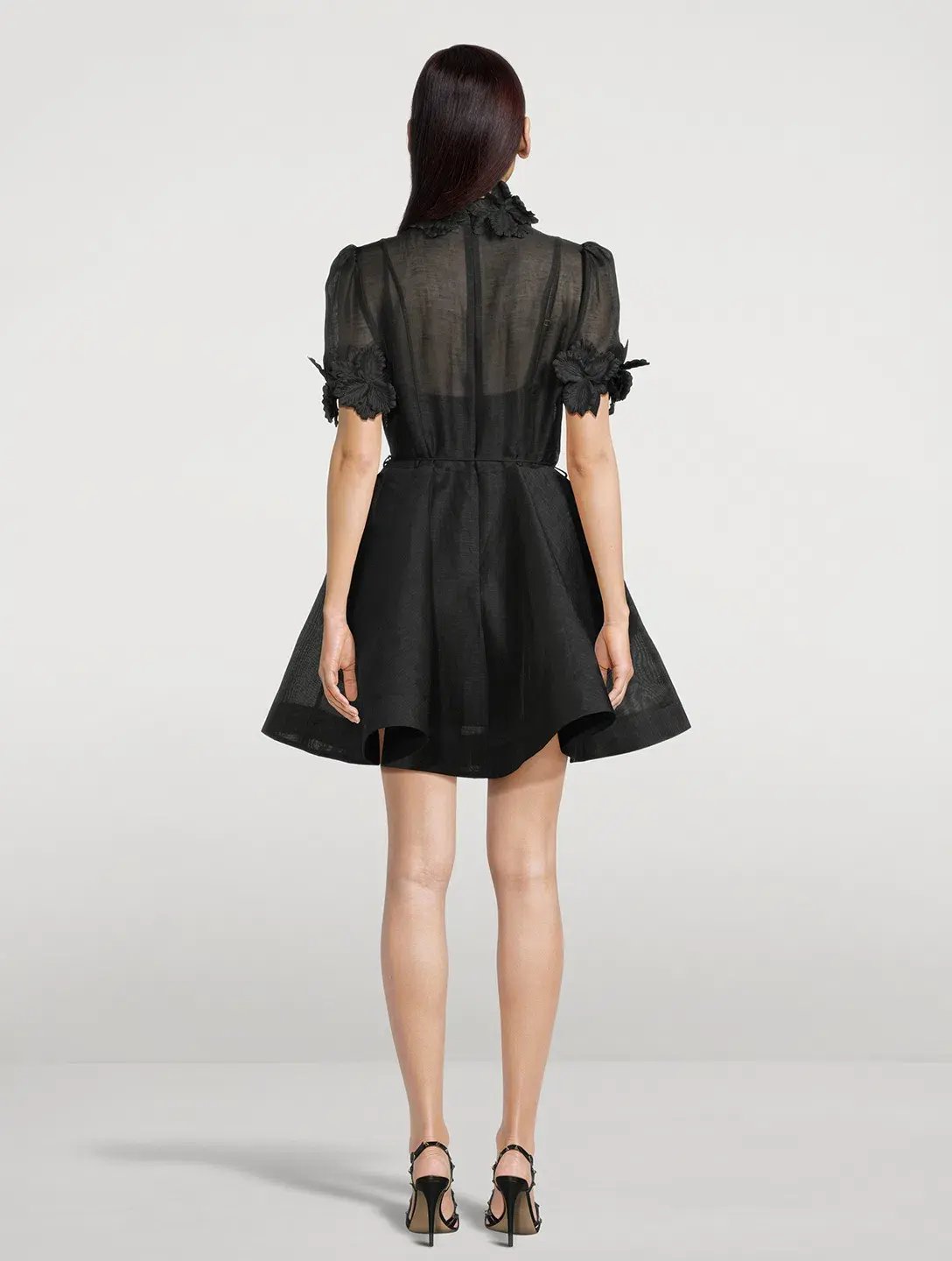 Zimmermann The Luminosity Liftoff Flower Mini in Black Size 1/AU 10 photo 3