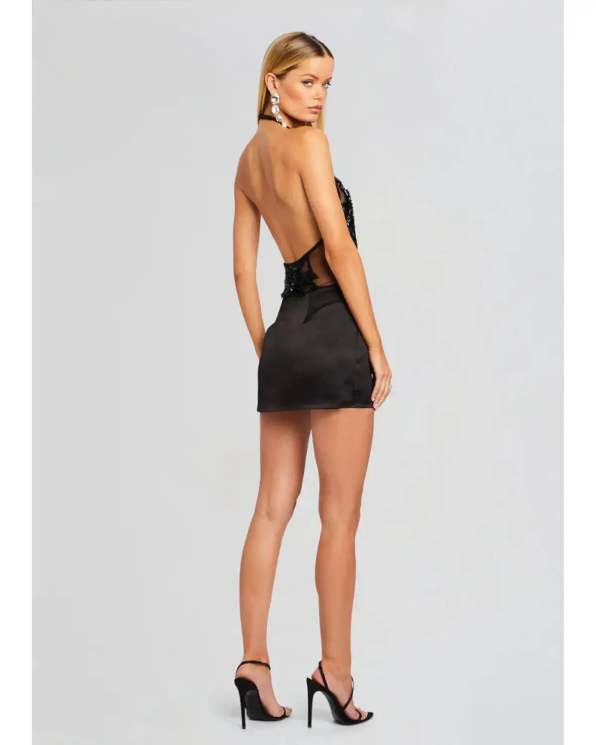 Retrofete Ondine Embellished Dress Black Size XS / AU 6 photo 4