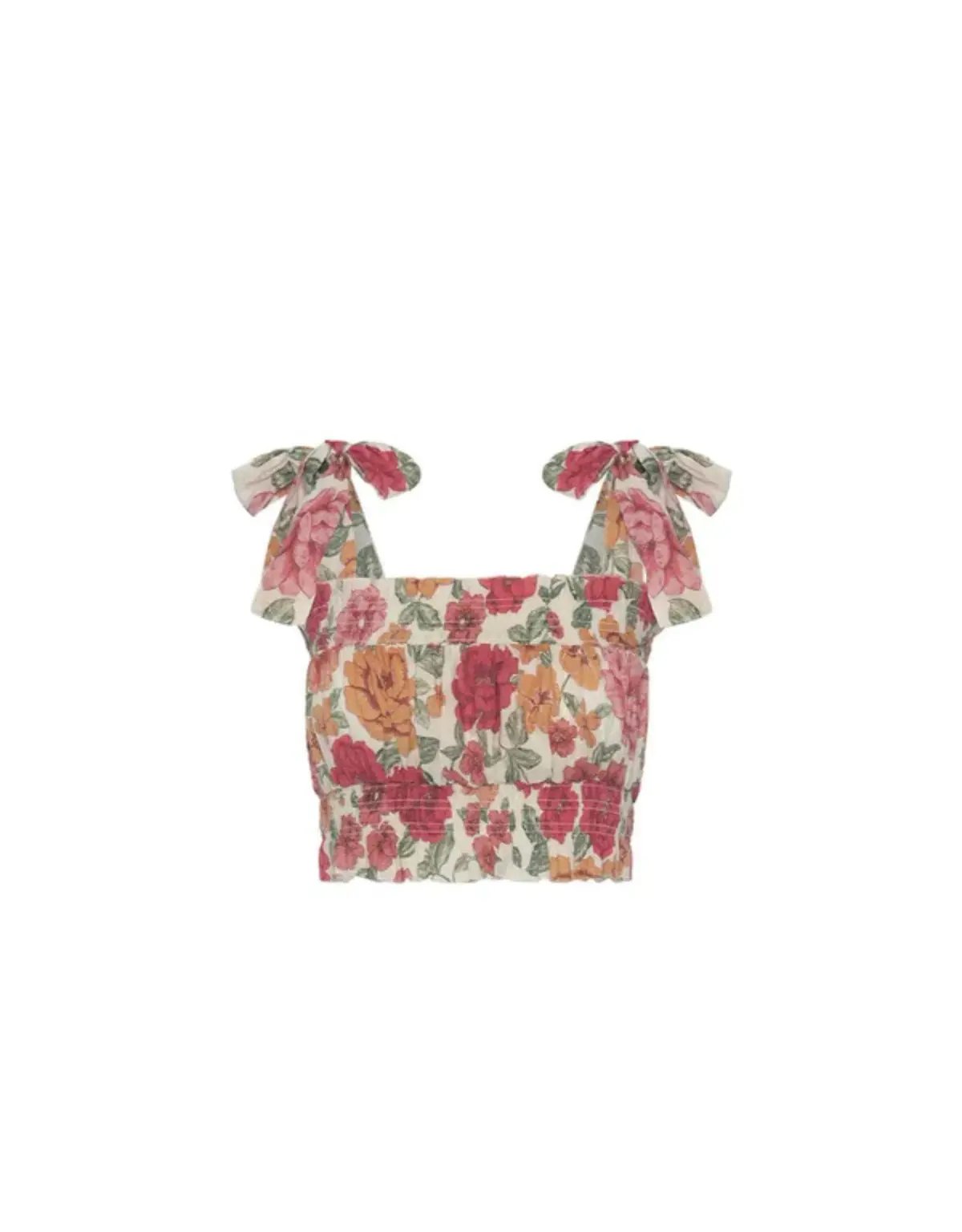 Kivari Camela Shirred Top Floral Size 14 / XL photo 4
