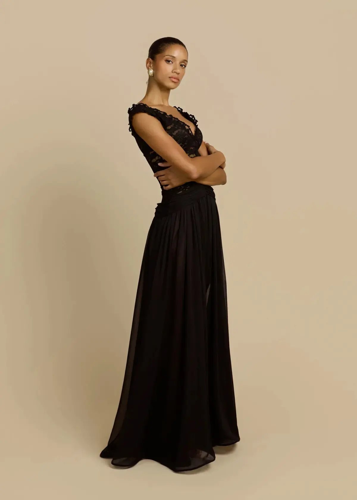 ARCINA ORI ARABELLA DRESS BLACK SIZE 10 (M) photo 6