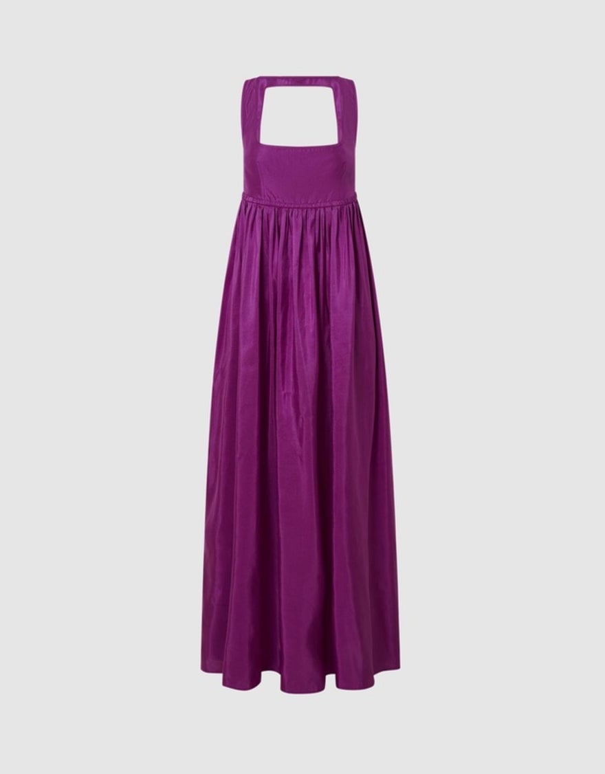 Oroton Silk Sundress in Magenta photo 2