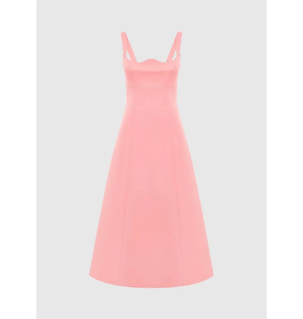 Leo Lin Odette Midi Dress in Strawberry Pink Size AU 6 photo 4