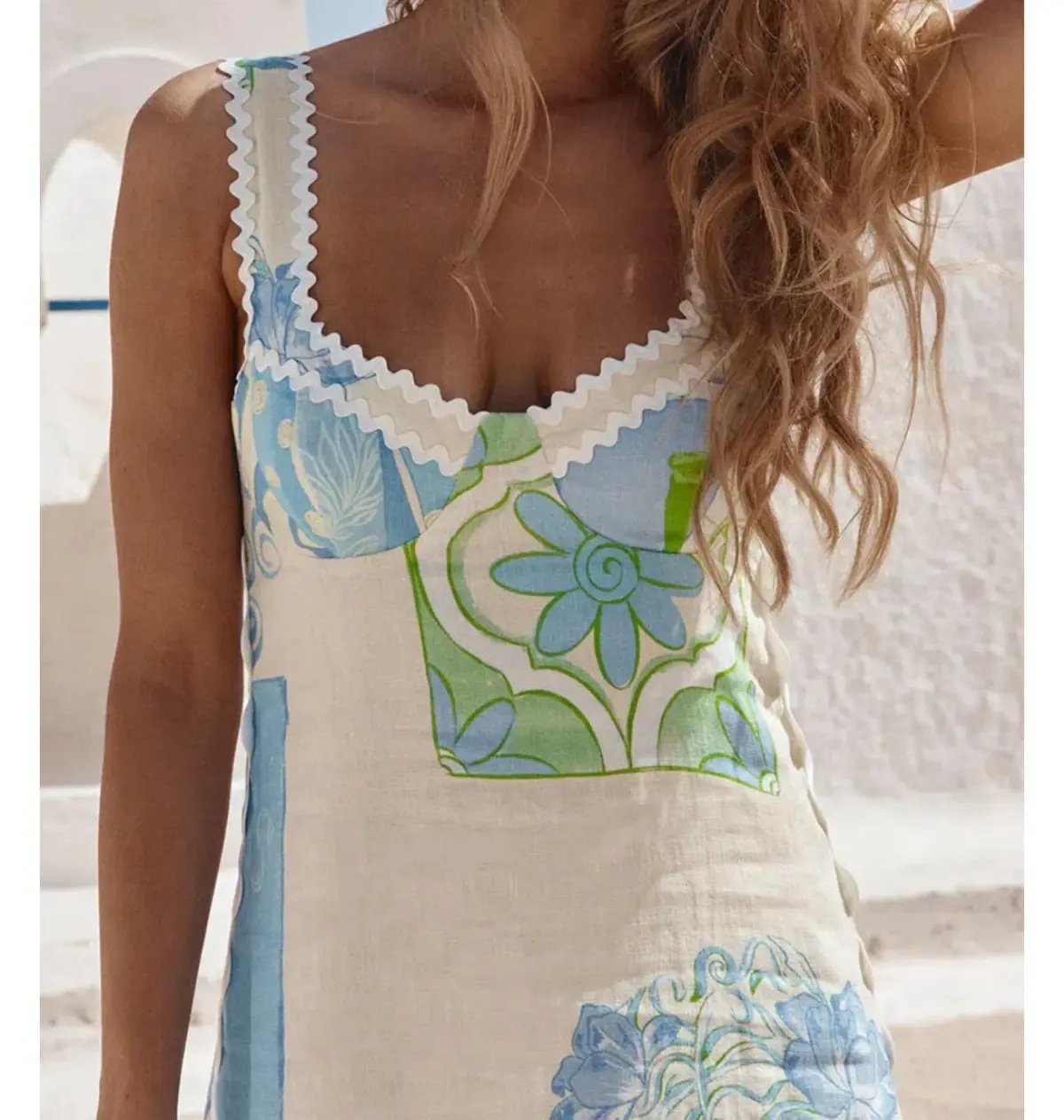 Zaco Deluca Dress in Theotokos Ocean Size AU 10 photo 2
