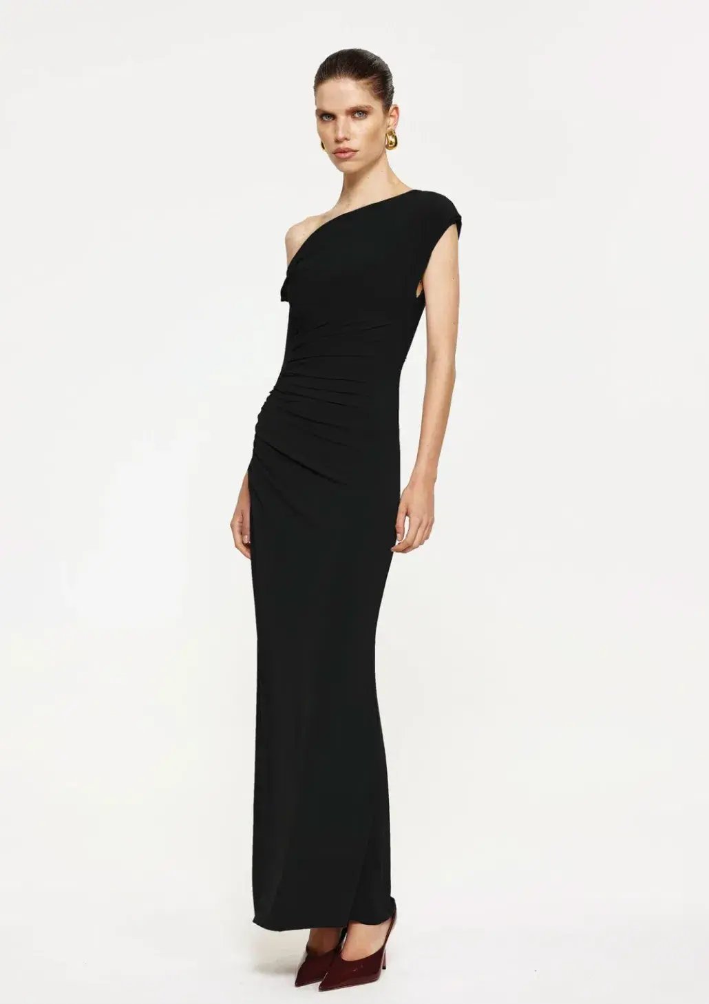 Effie Kats Annabella Gown Black Size 6 photo 3