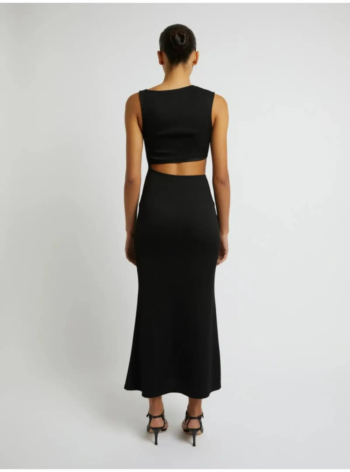 Christopher Esber Serpentine Crystal Stoned Tank Dress Black Size AU 6 photo 6