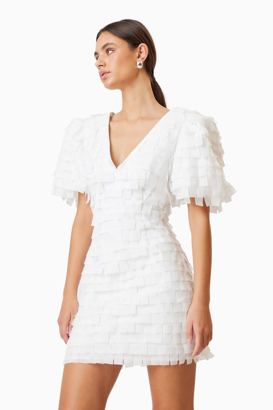 Elliatt Hailey Mini Dress - White photo 4