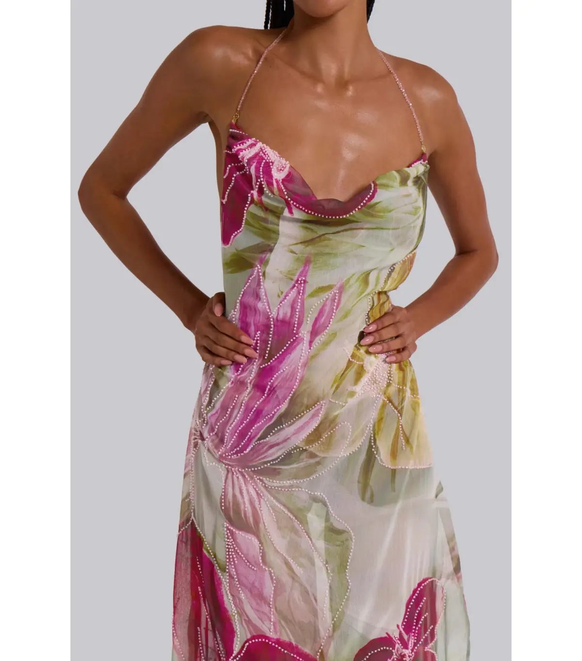 Jaded London Dahlia Maxi Dress Floral Size AU 6 photo 2