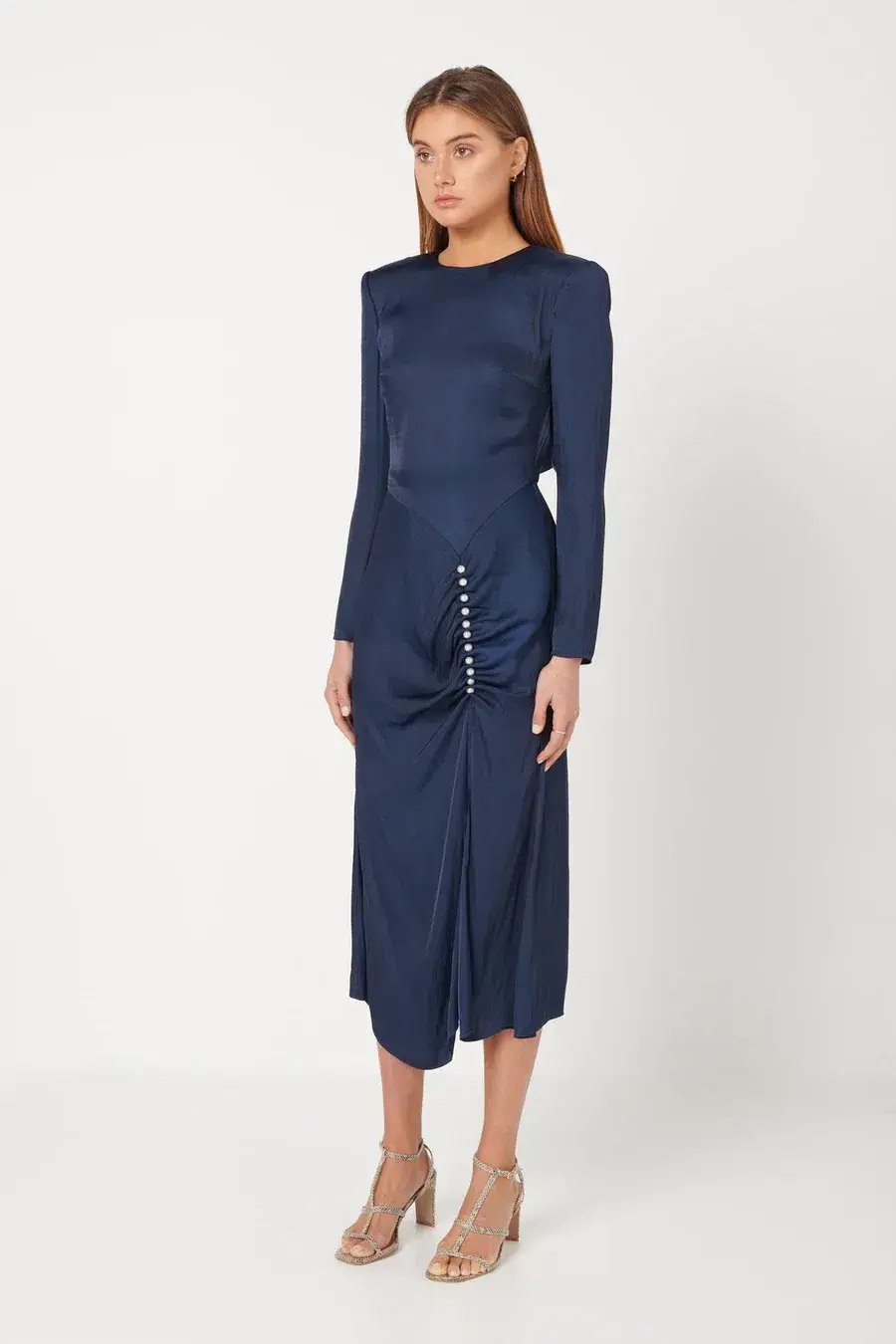 Elliatt Ministry Dress Midnight Blue Size S/ Au 8 photo 2