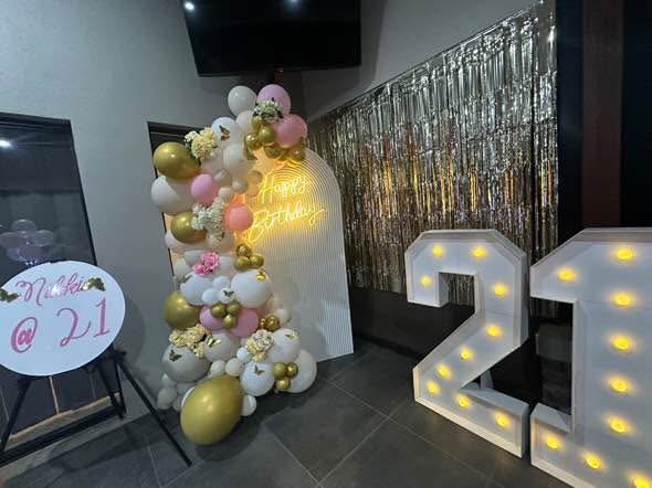 Large light up numbers (1.2metres tall) photo 2