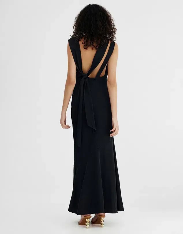Significant Other Lana Maxi Dress Black Size 8 photo 2