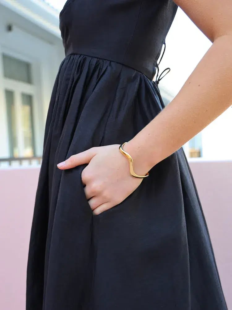 Acler Sandgate Midi Dress Black Size 8 photo 6