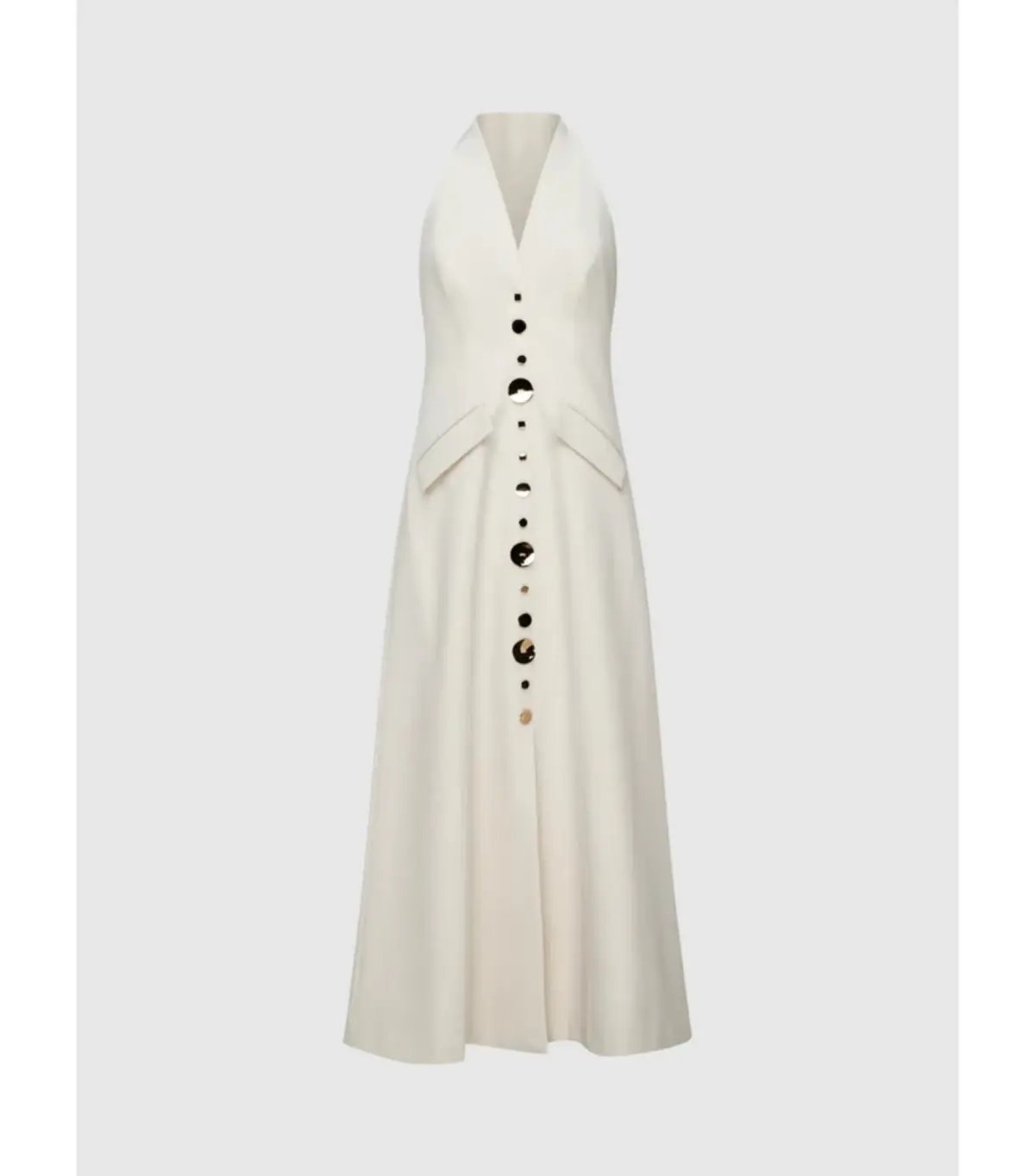 Sheike Shai Maxi Dress Cream Size AU 8 photo 4