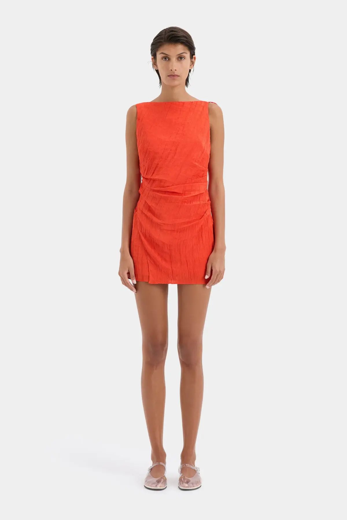 Sir the Label The Ligera Mini Dress in Tangerine Size 3/Au 12 photo 2
