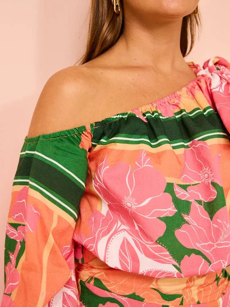 By Nicola Rosa Mini Dress Multi Print Size 14 photo 4