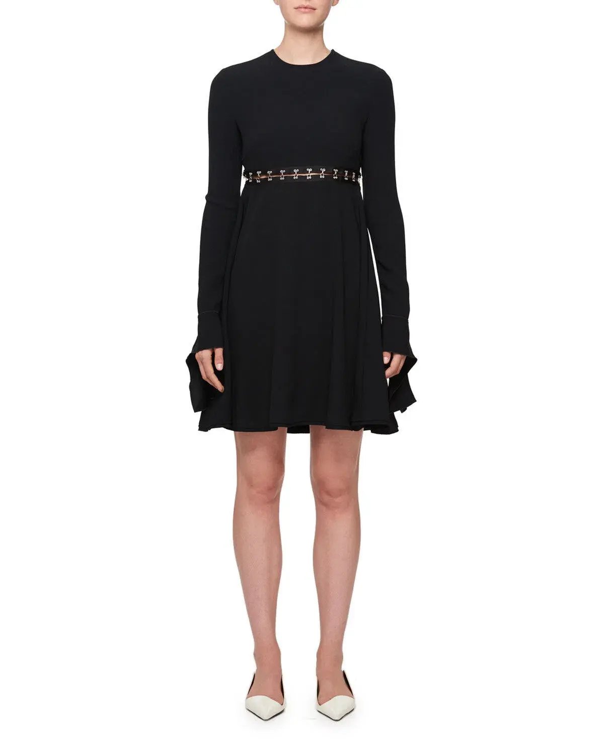 Proenza Schouler Hook And Eye Dress Black Size AU 8 photo 2