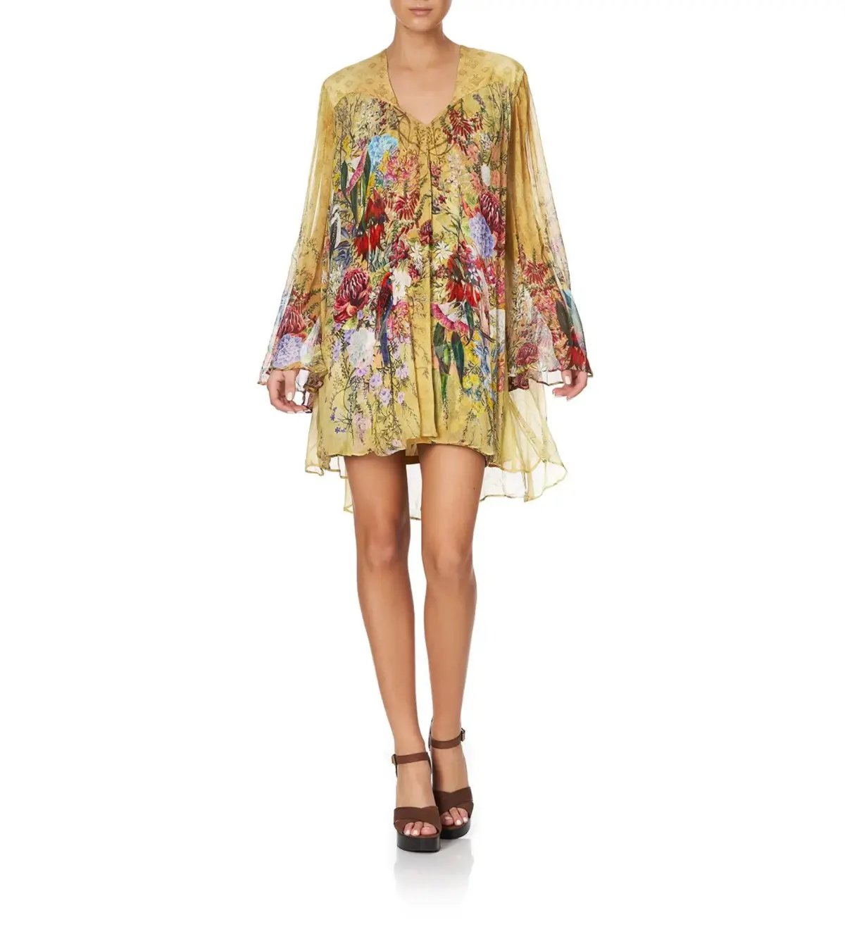 Camilla Among The Gumtrees Short Dress with Yoke Size S / AU 10 photo 2