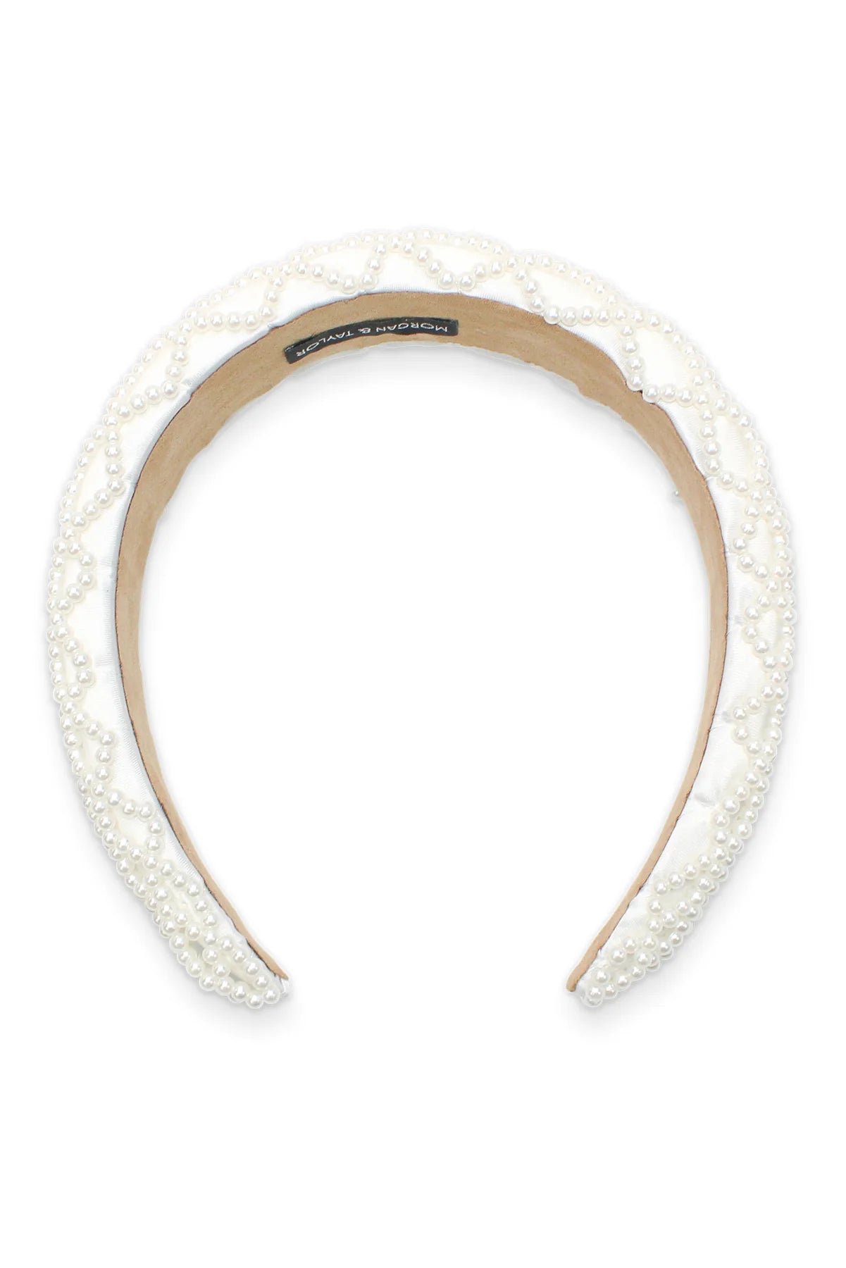 MORGAN & TAYLOR VALENCIA HEADBAND - WHITE photo 4