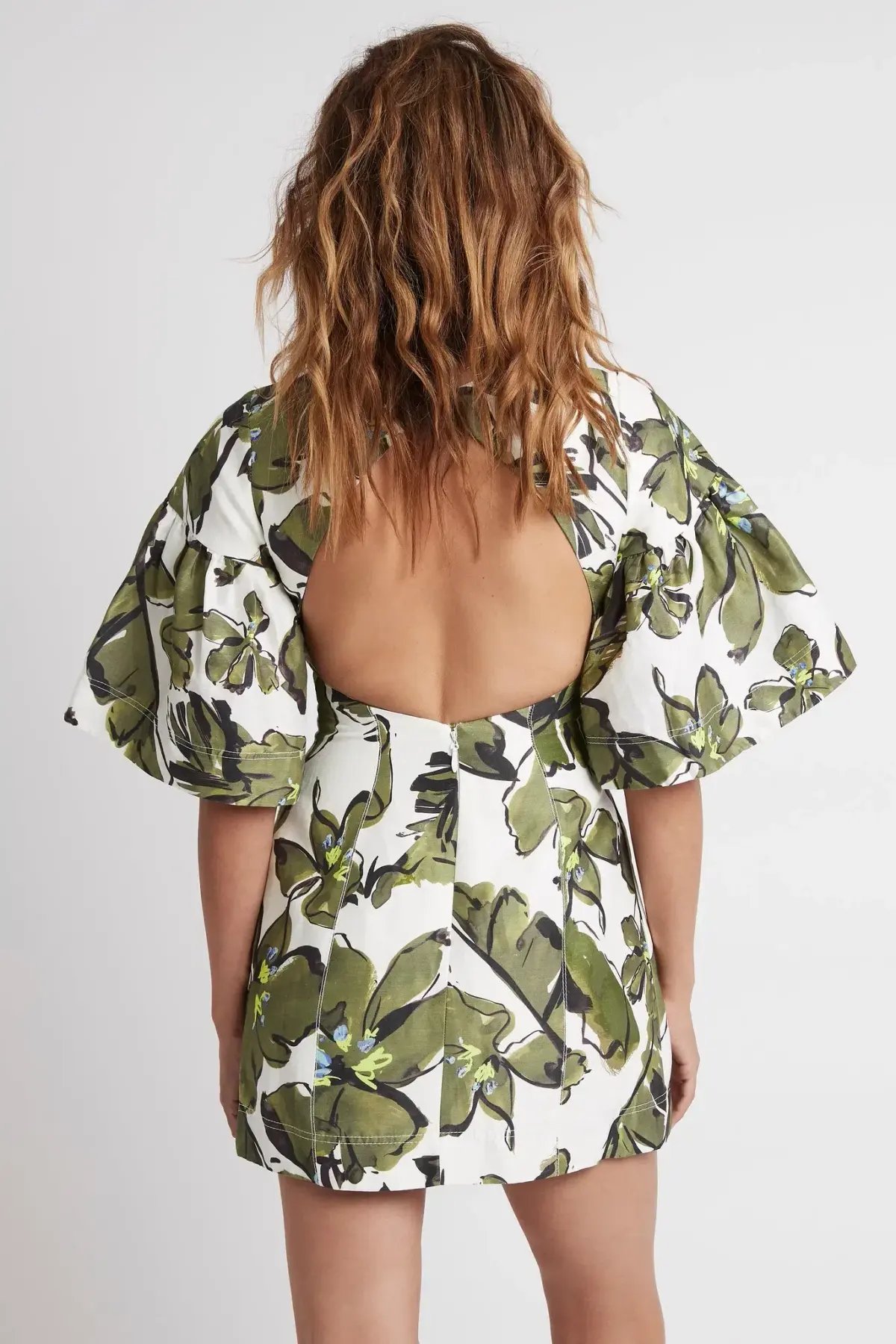 Aje Oasis Cut Out Mini Dress Print Size 10 photo 4