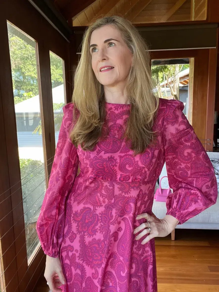 Zimmermann Edie High Neck Dress Print Size 3 / Au 14 photo 5