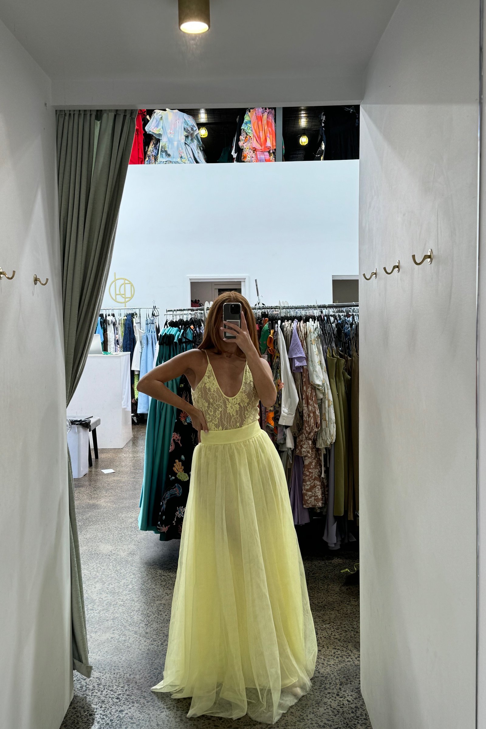 ZIMMERMANN SCOOP NECK BODYSUIT - LEMON photo 8